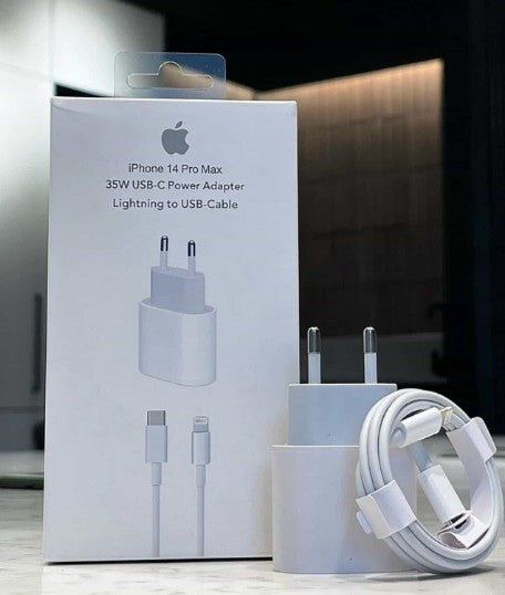 Cargador de pared rápido de 25W para iPhone 11 12 13 Pro XS Max 14 Plus X XR carga rápida Cable de carga ligthing