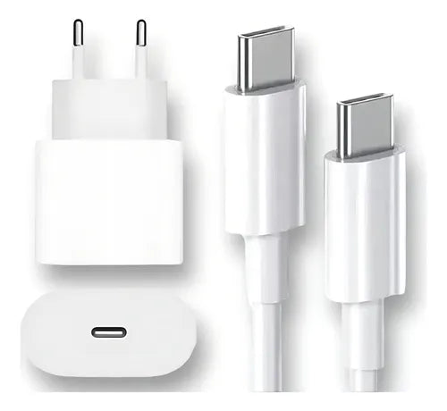 Cargador Apple 35W l + Cable C - C 1mt iPhone 15 pro 16 pro max