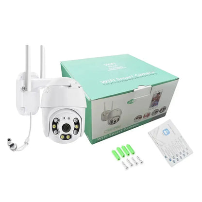 Cámara de Seguridad WiFi 1080P Visión Nocturna Rotación 360° IP66
